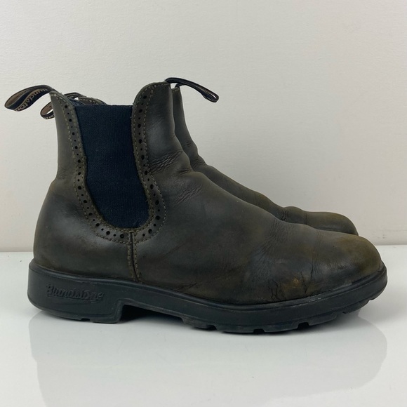 Blundstone Shoes Blundstone Womens Brown Leather Chelsea Ankle